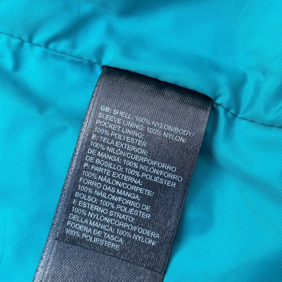 The North Face Jacket Womens Medium Teal Green Hyvent Full Zip Nylon Outer Shell - Picture 10 of 12
